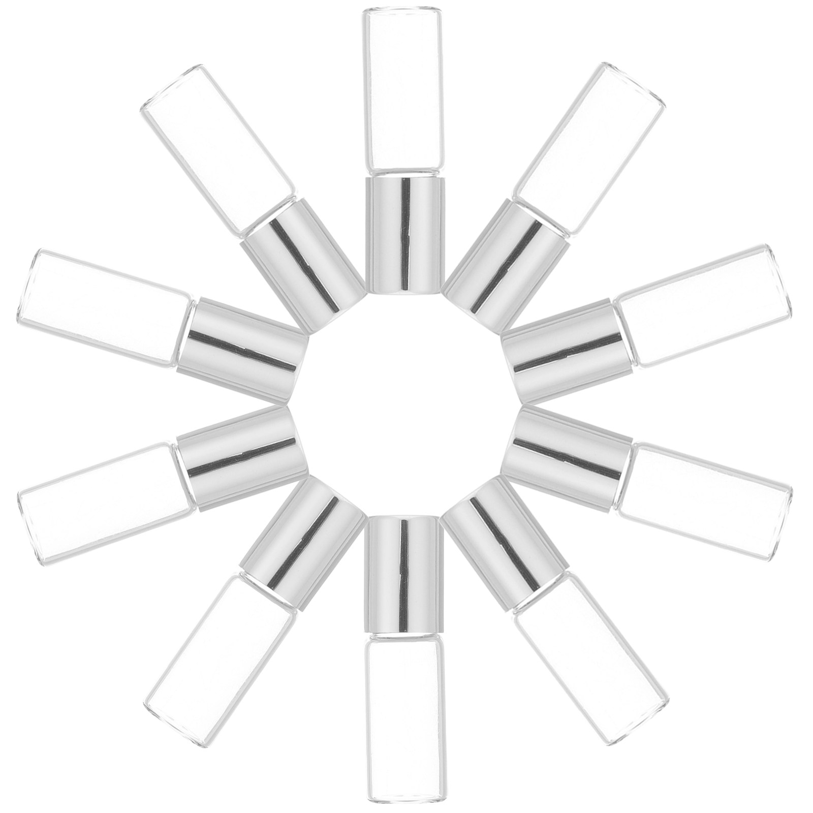 Perfume Refill Bottle - 10Pcs 5Ml Glass Roller Bottles for