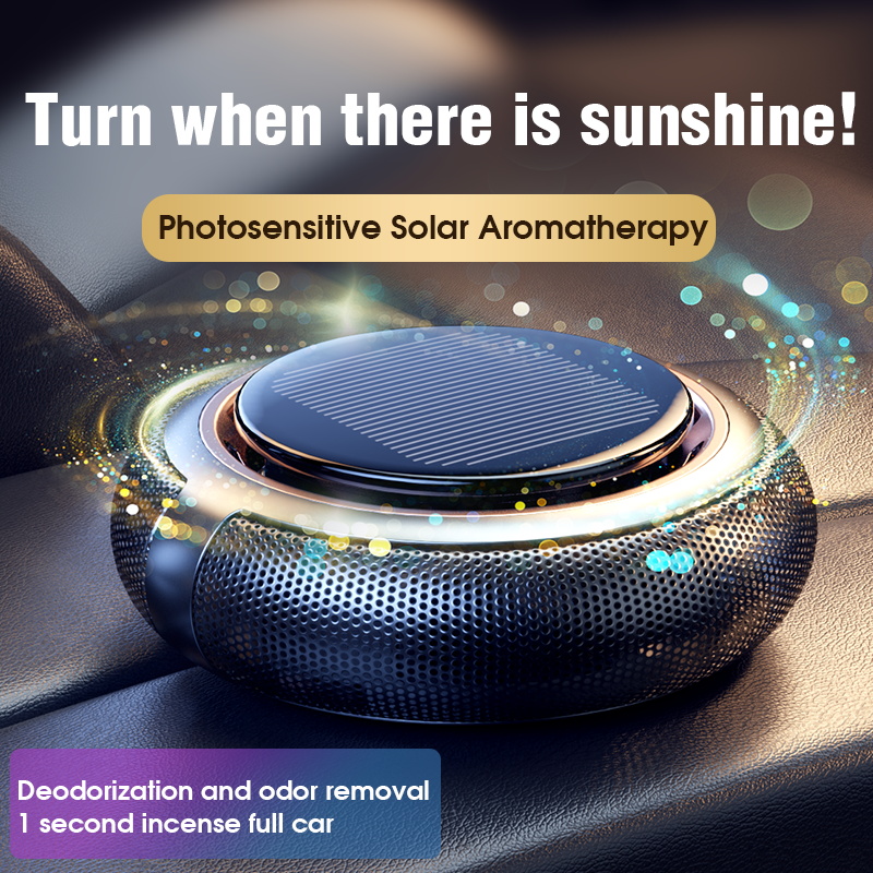 Perfume New Fragrance - New High-Quality Solar Energy Rotating Aromatherapy