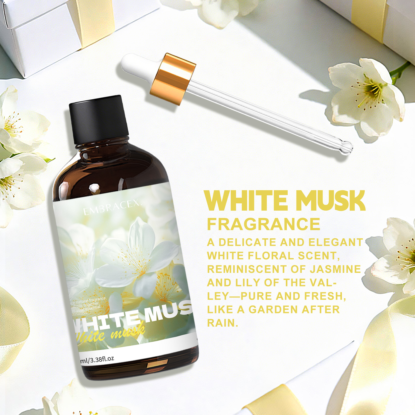 100ml White Musk Natural Plant – Musk White Oil recenzja i cena