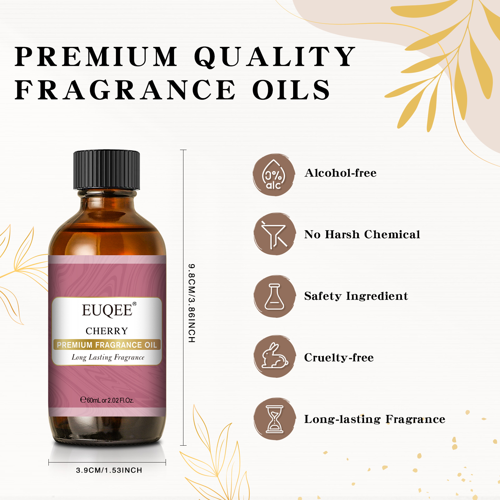EUQEE 60ml Fragrance Oil with  – Musk White Oil recenzja i cena
