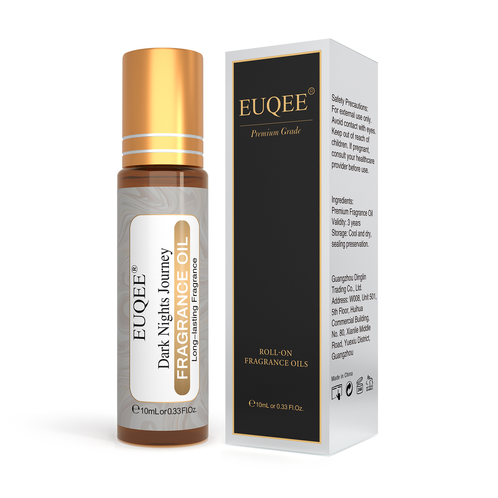 EUQEE 10ml Roller Fragrance Oi – Musk White Oil recenzja i cena