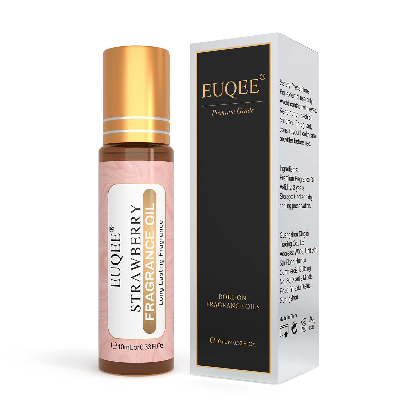 EUQEE 10ml Roller Fragrance Oi – Musk White Oil recenzja i cena
