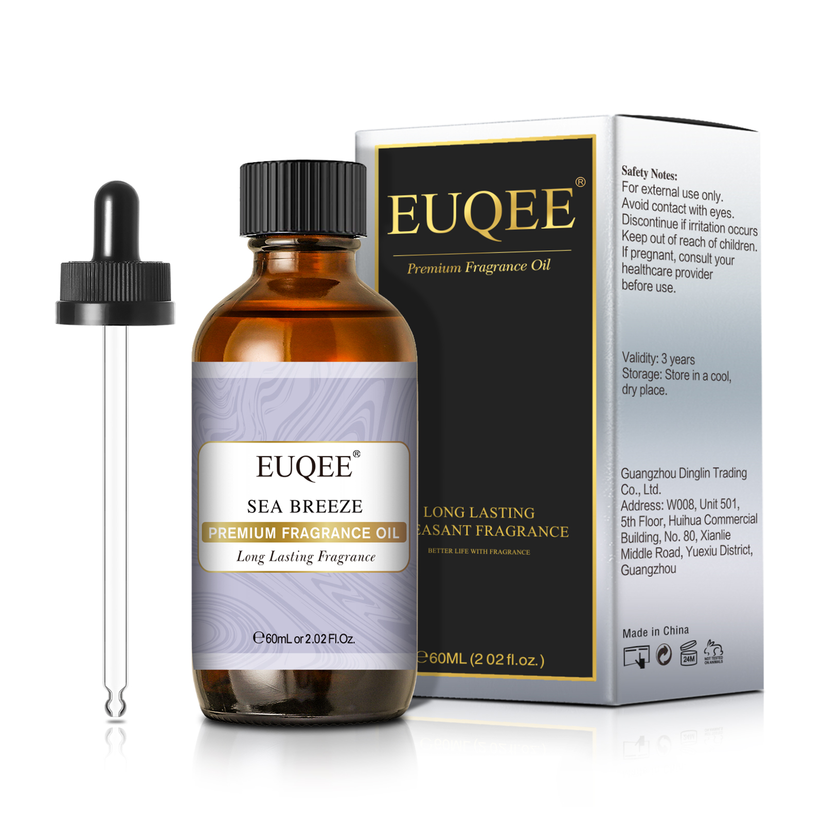 EUQEE 60ML Premium Fragrance O – Musk White Oil recenzja i cena