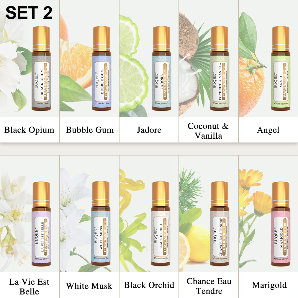 EUQEE 10PCS Fragrance Oils Set – Musk White Oil recenzja i cena