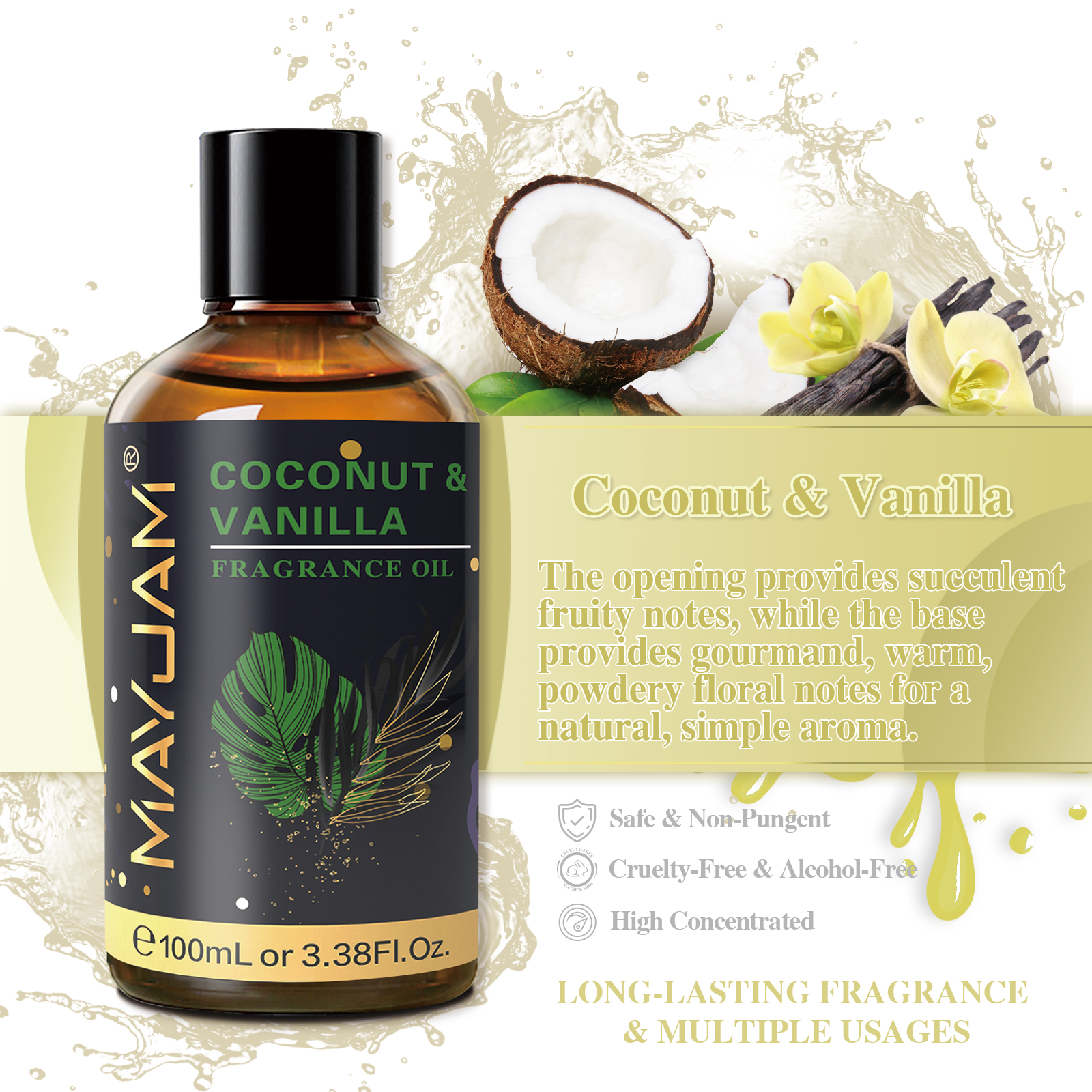 MAYJAM 100ML Fragrance Oils Fo – Musk White Oil recenzja i cena