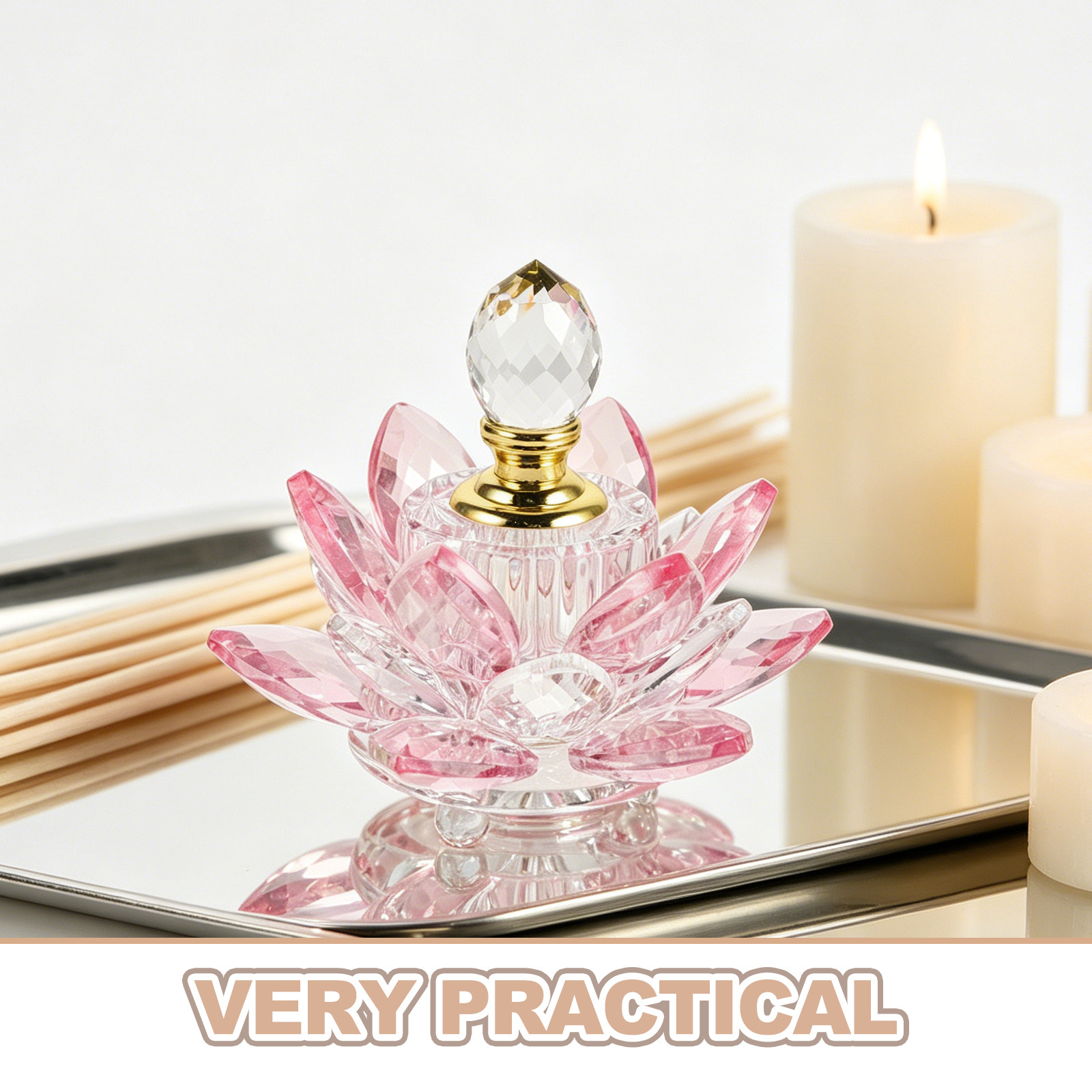 Crystal Lotus Flower Perfume B – Perfume Refill Bottle recenzja i cena
