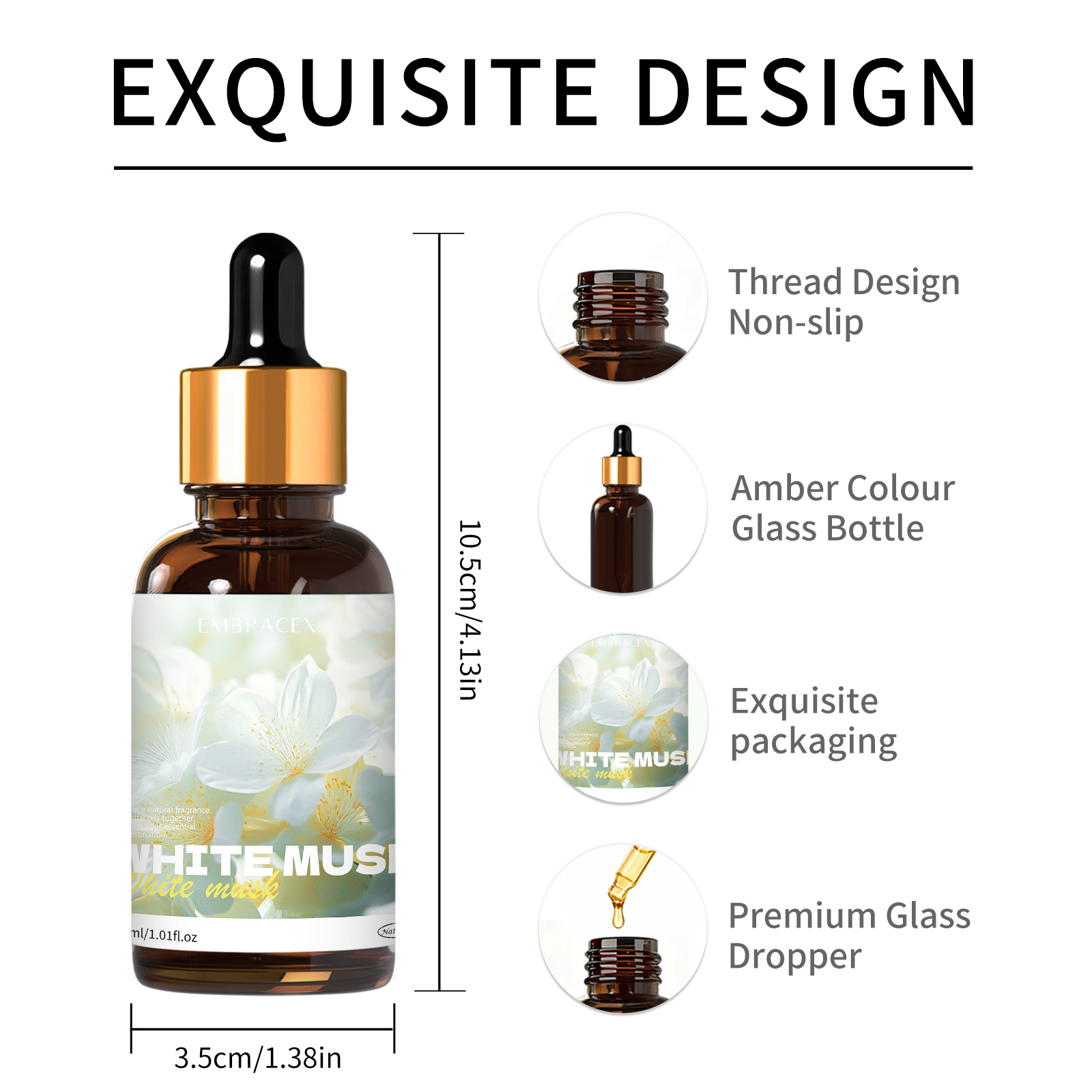 30ml White Musk Essential Oil  – Musk White Oil recenzja i cena