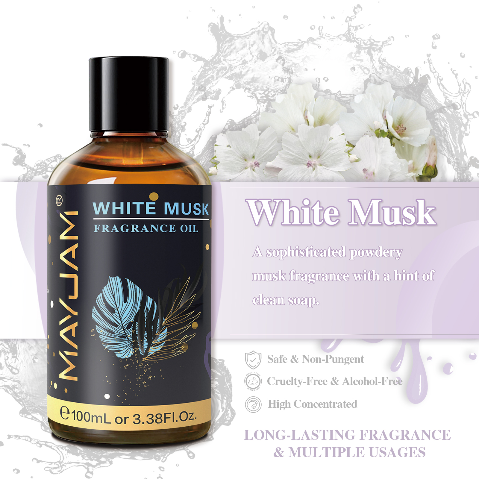 MAYJAM 100ml Fragrance Oils wi – Musk White Oil recenzja i cena