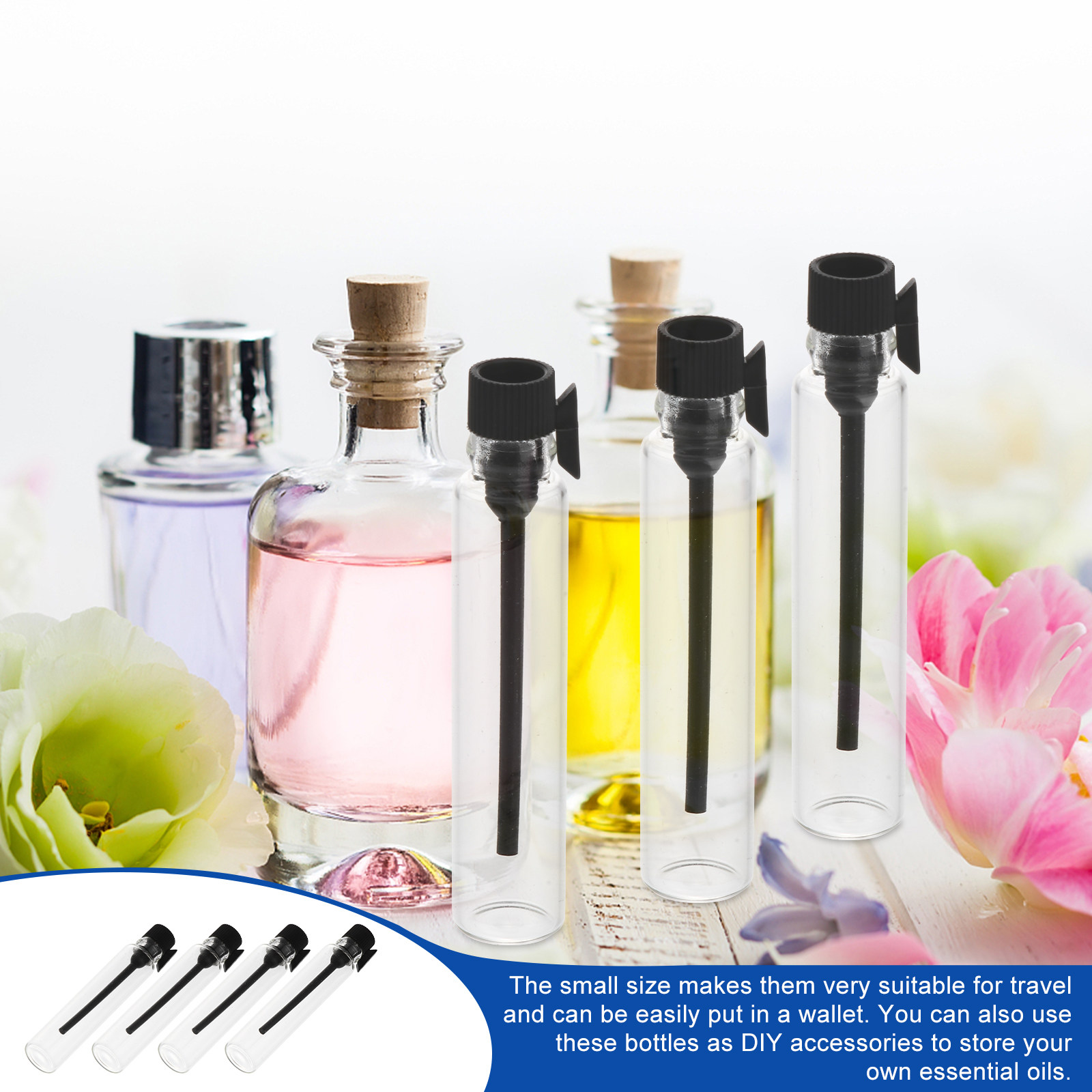 50Pcs 2Ml Essential Oil Bottle – Perfume Refill Bottle recenzja i cena